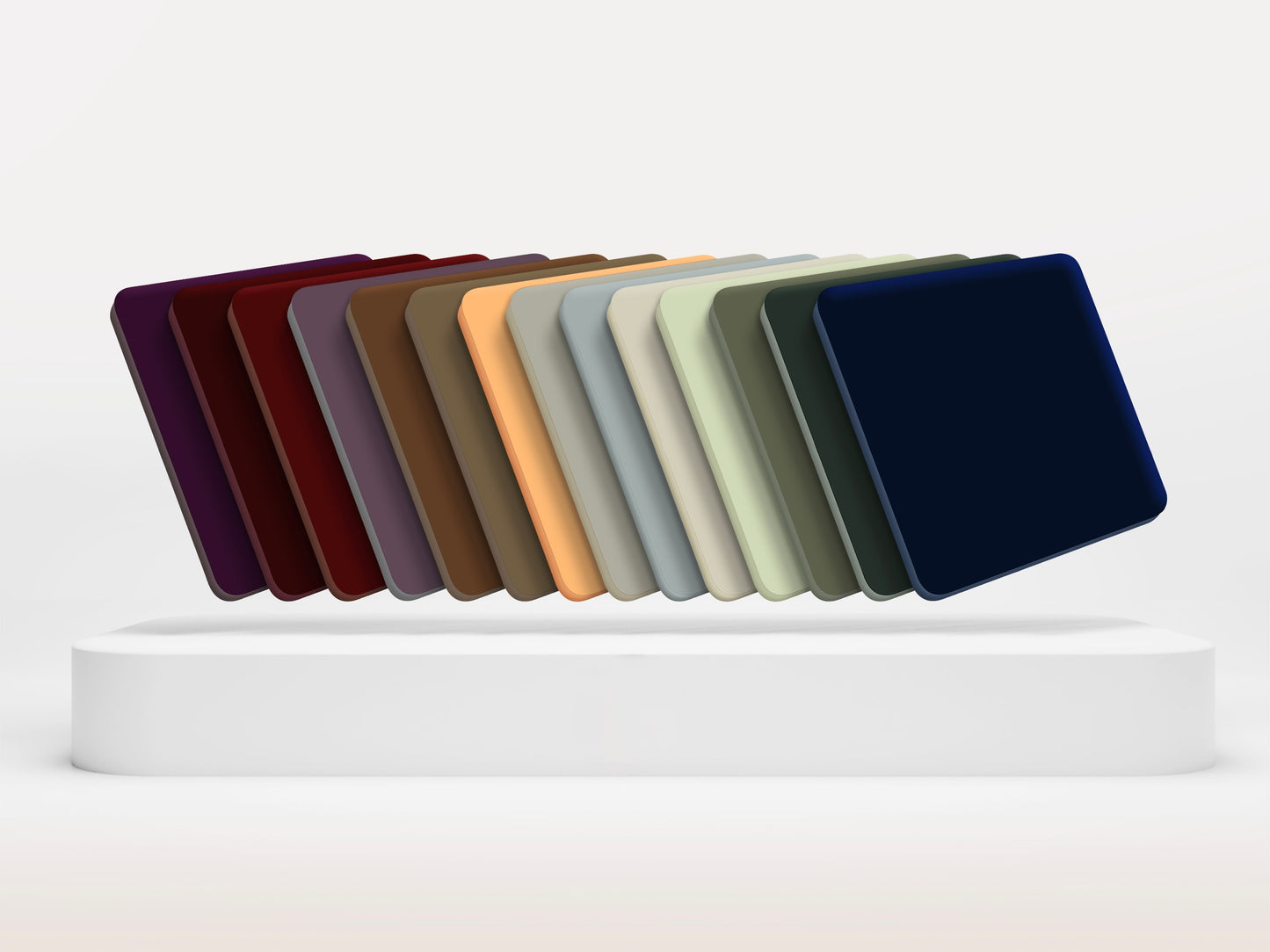 2"x2" Sample Bundle - (x12) Earth Toned Acrylics