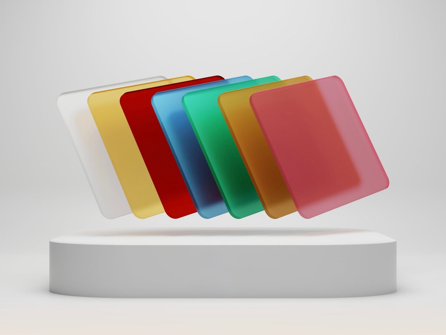 2"x2" Sample Bundle - (x7) Frosted Acrylics