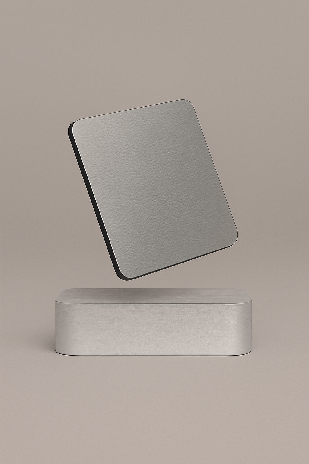 1/8” Aluminum Composite Material (ACM), Silver, Double-Sided