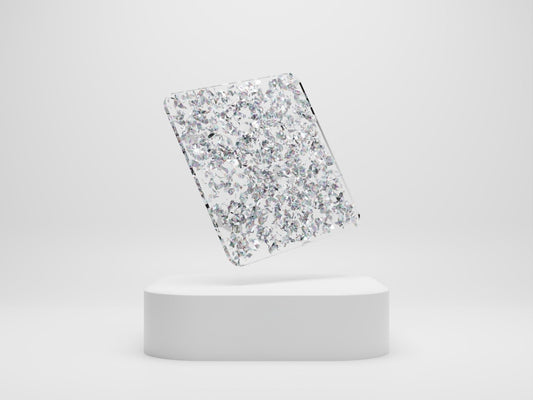 1/8" Glimmer Acrylic - Silver