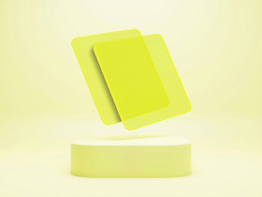 1/8” Clear Colour Acrylic - Neon Yellow (previously 'Neon Lime')