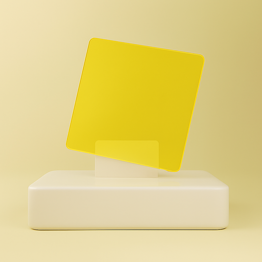 1/8” Fluorescent - Yellow 9097 Cast Acrylic